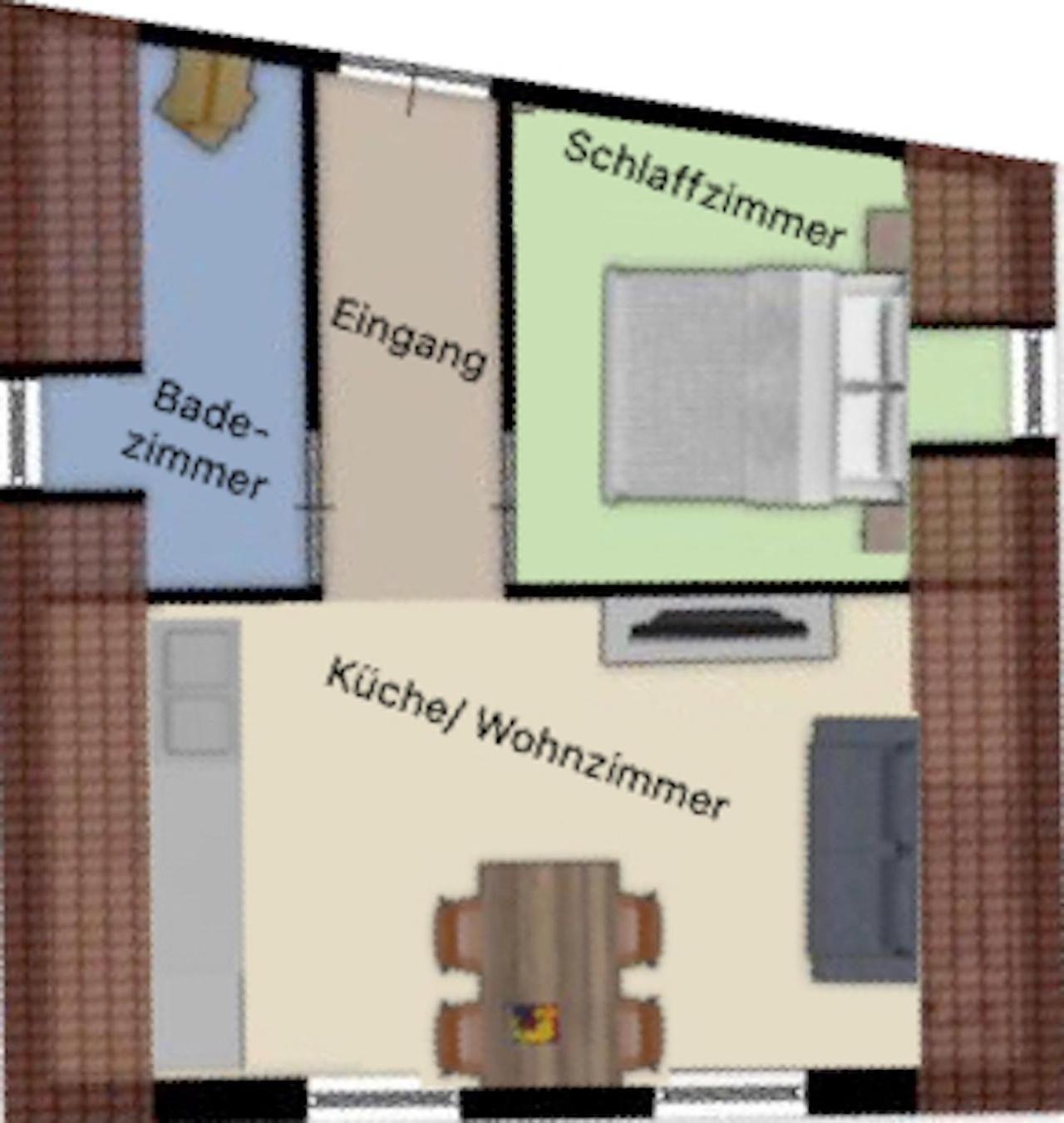モンシャウAeuchen Am Rosenthalアパートメント 部屋 写真